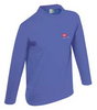 DKV LONGSLEEVE PREMIUM-T LANGARM-SHIRT ROYALBLAU