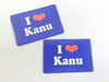 Kühlschrankmagnet "I Love Kanu"