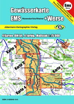 Gewässerkarte Ems mit Werse