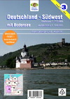 Wassersport-Wanderkarte Nr. 3, Deutschland Südwest