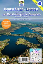 Wassersport-Wanderkarte WW6 Deutschland Nordost