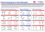 Lehrtafel Präventionsprogramm Kanu-Rennsport