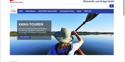 Kanu-Verlag startet neuen Webshop