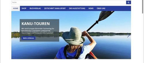 Kanu-Verlag startet neuen Webshop