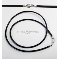 Ledercollier mit 925-Ag Silberverschluss