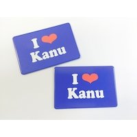 Kühlschrankmagnet I LOVE KANU